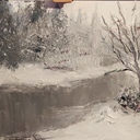 "Тихий уголок". Холст на картоне/масло, 30*40 см, 2022